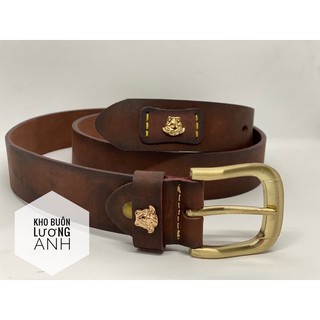 Thắt lưng da bò sáp, thắt lưng da Cao Cấp Dây Nịt Nam Da Bò 100%
