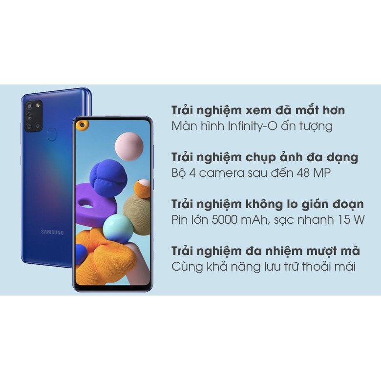 Điện thoại Samsung Galaxy A21s (3GB/32GB) - Hàng Chính Hãng Mới 100%