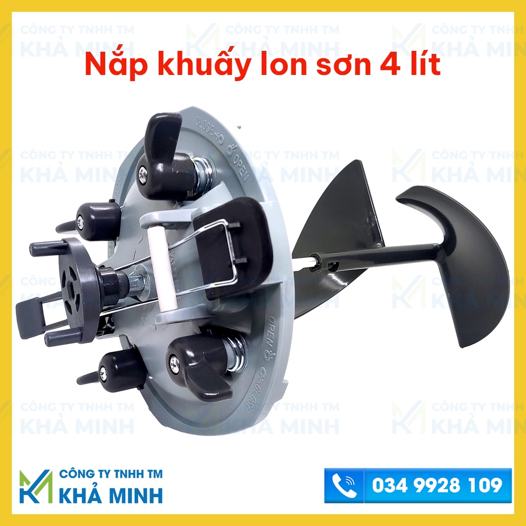 Nắp đậy cho máy khuấy sơn, nắp trộn sơn dùng cho lon sơn 4 lít