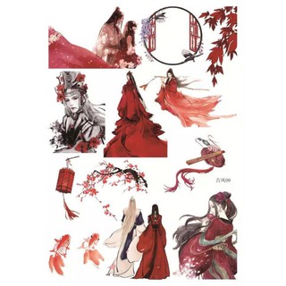 !!  Sticker dán hoa thần (mẫu 21 đến 38) , sẵn có [Cổ Trang]