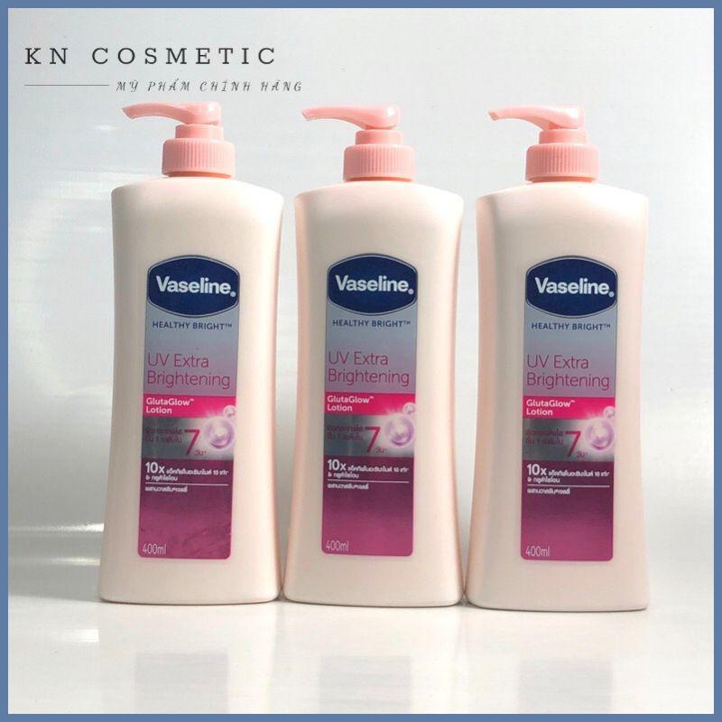 Sữa Dưỡng Thể Trắng Hồng Vaseline UV Lightening 10x Lotion Dưỡng Trắng Da Hiệu Quả 380ml Và 570ml