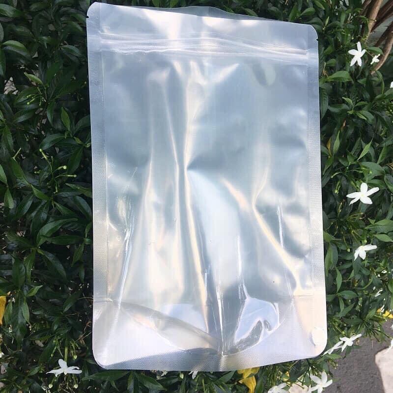 Túi Zip Bạc 1 Mặt SET 5 Cái - 10 Cái Đáy Đứng Đựng Thực Phẩm Tiện Dụng Nhiều Kích Thước