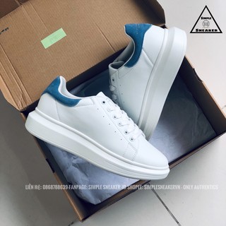 Giày Domba Sneaker Thể Thao 💙FREESHIP💙Giày Domba High Point Gót Nhung Xanh Chính Hãng - Đế Cao 4.5 CM Tôn Dáng [H-9012]