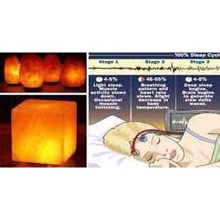 Đèn Đá Muối Himalaya Cao Cấp (Loại Đẹp) 4-6kg-Tặng kèm bóng dự phòng .