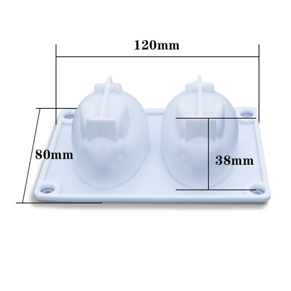 Khuôn Silicone Tạo Hình Làm Bánh Kẹo Hình Thỏ Phục Sinh 3d Nhiều Màu