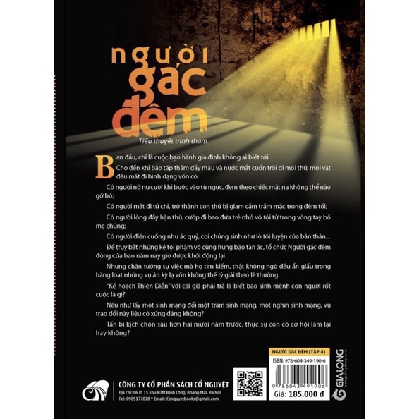 [Mã BMBAU50 giảm 7% đơn 99K] Tiểu thuyết trinh thám “Người gác đêm 4” ( Đại kết cục - Pháp y Tần Minh