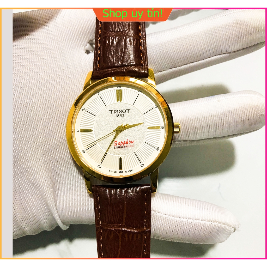 Đồng hồ nam Tissot, thời trang, Mặt kính Sapphire, Bảo hành 12 tháng