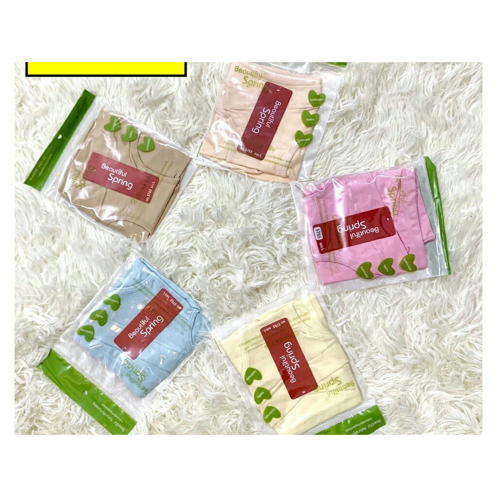 Quần Lót Bầu Cạp Chéo Cotton Co Giãn Kháng Khuẩn Spring Túi Zíp