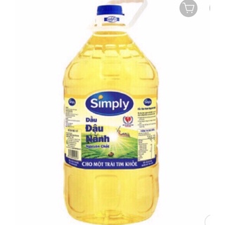 Dầu ăn đậu nành Simply 100% nguyên chất chai 5L - Dầu Simply đậu nành can 5 lít