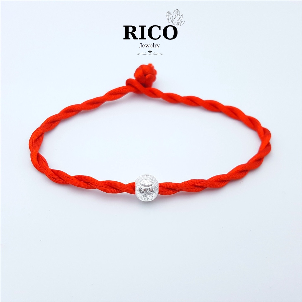 Vòng tay Chỉ đỏ may mắn mix bi bạc, bi vàng, Tỳ hưu thu hút Tài lộc May mắn - Phong Thủy RICO | BigBuy360 - bigbuy360.vn