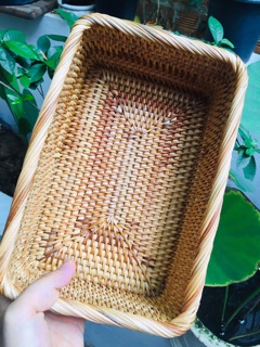 Hộp mây chữ nhật