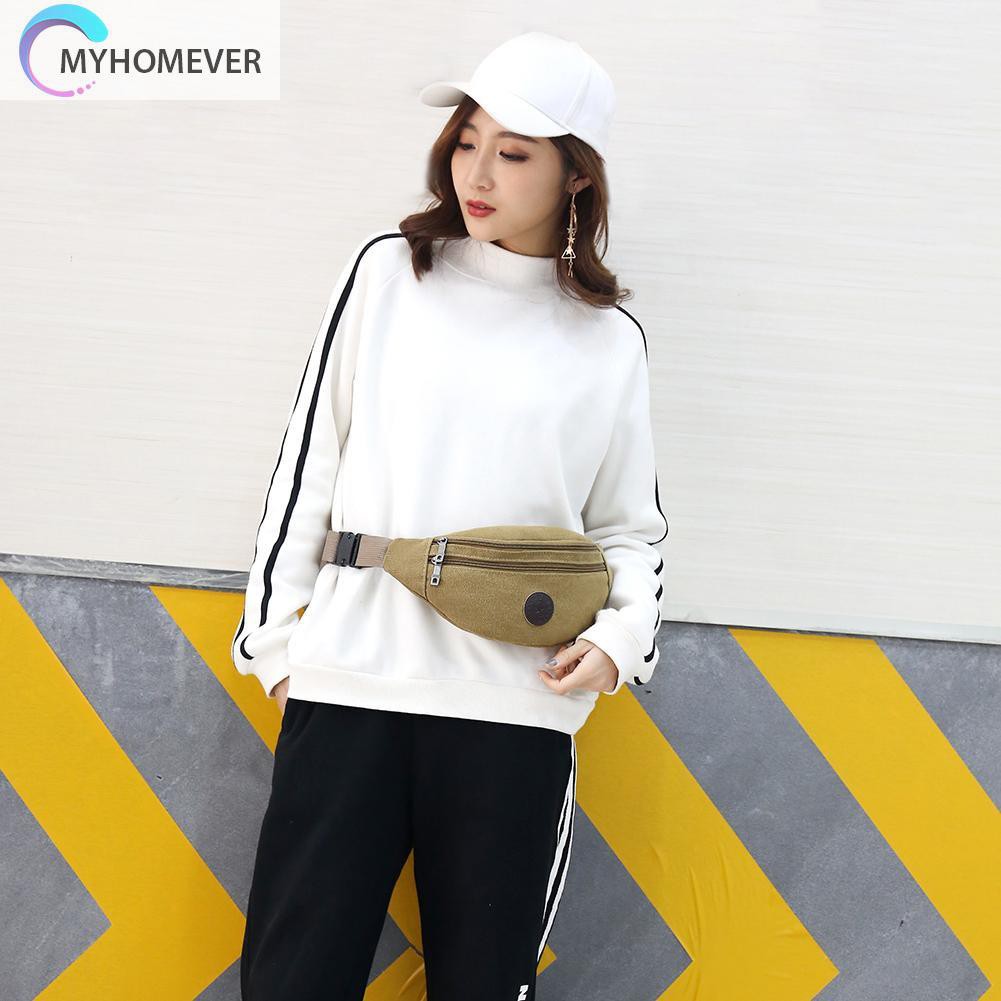 Túi Đeo Ngang Hông Vải Canvas Unisex