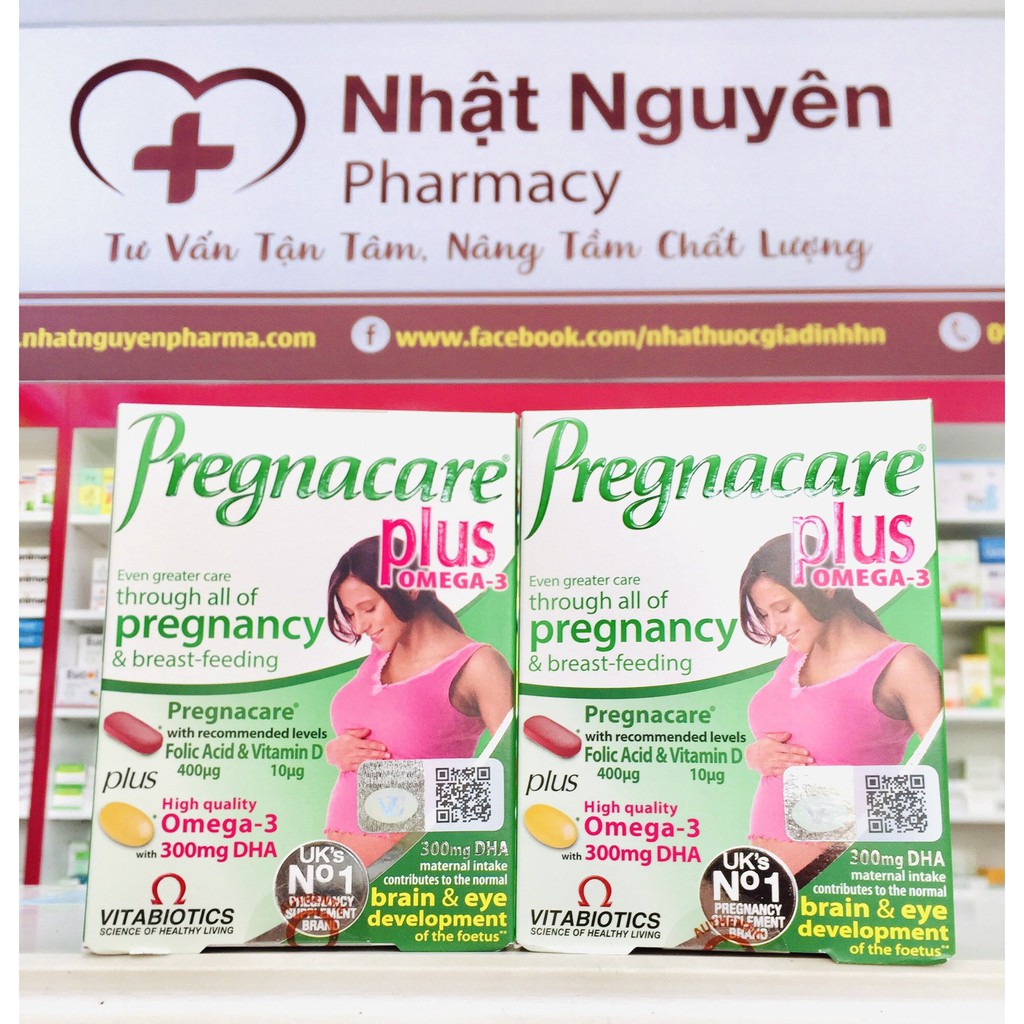 PREGNACARE PLUS OMEGA 3 - Bổ sung Vitamin và khoáng chất cho phụ nữ mang thai và cho con bú