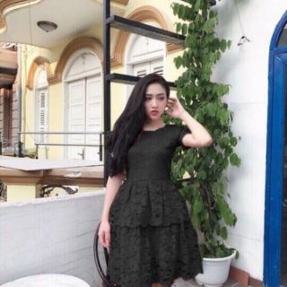 Đầm xòe 2 tầng xinh