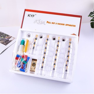 [GIÁ XƯỞNG LOẠI 1] Bộ giác hơi chân không 32 cốc không dùng lửa.