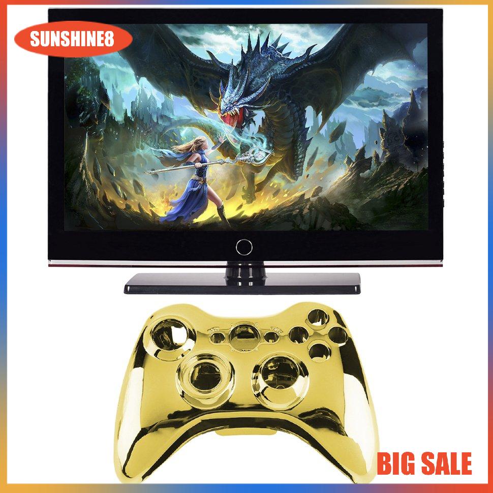 【SUN】Wireless Controller Shell Case Bumper Thumbsticks Buttons Game for Xbox 360