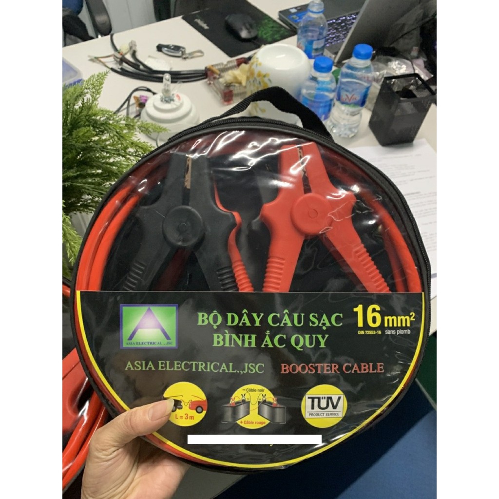 Bộ Dây Câu Bình Ắc Quy Ô Tô 2500AMP Dài 3 Mét Hàng Việt Nam