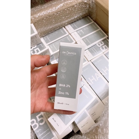 Serum DrCeutics Giảm Mụn Và Phục Hồi Da Sau Mụn BHA 2% + ZinC 1%