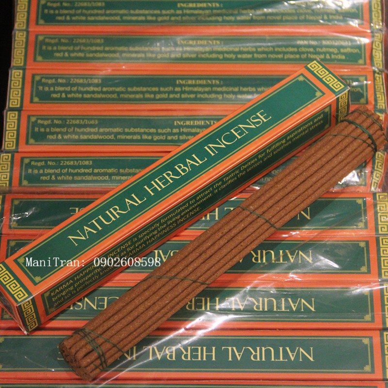 Nhang Hương que Karma Happiness và Blessing Nepal chính hãng