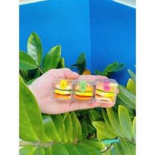 KẸO DẺO 3 LỚP MACRON HUMBURGER 300G