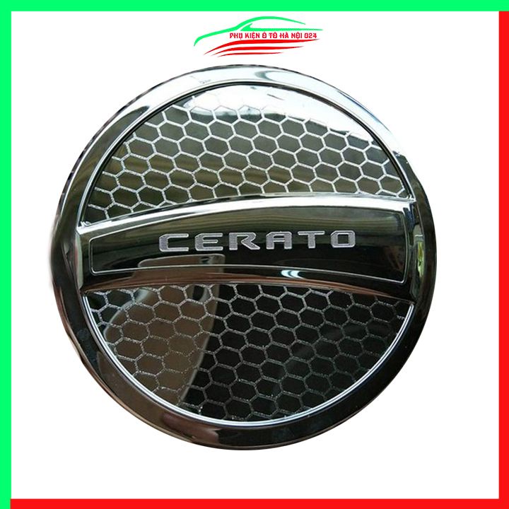 Ốp nắp xăng Cerato 2016-2018 mạ crom bảo vệ chống trầy trang trí ô tô