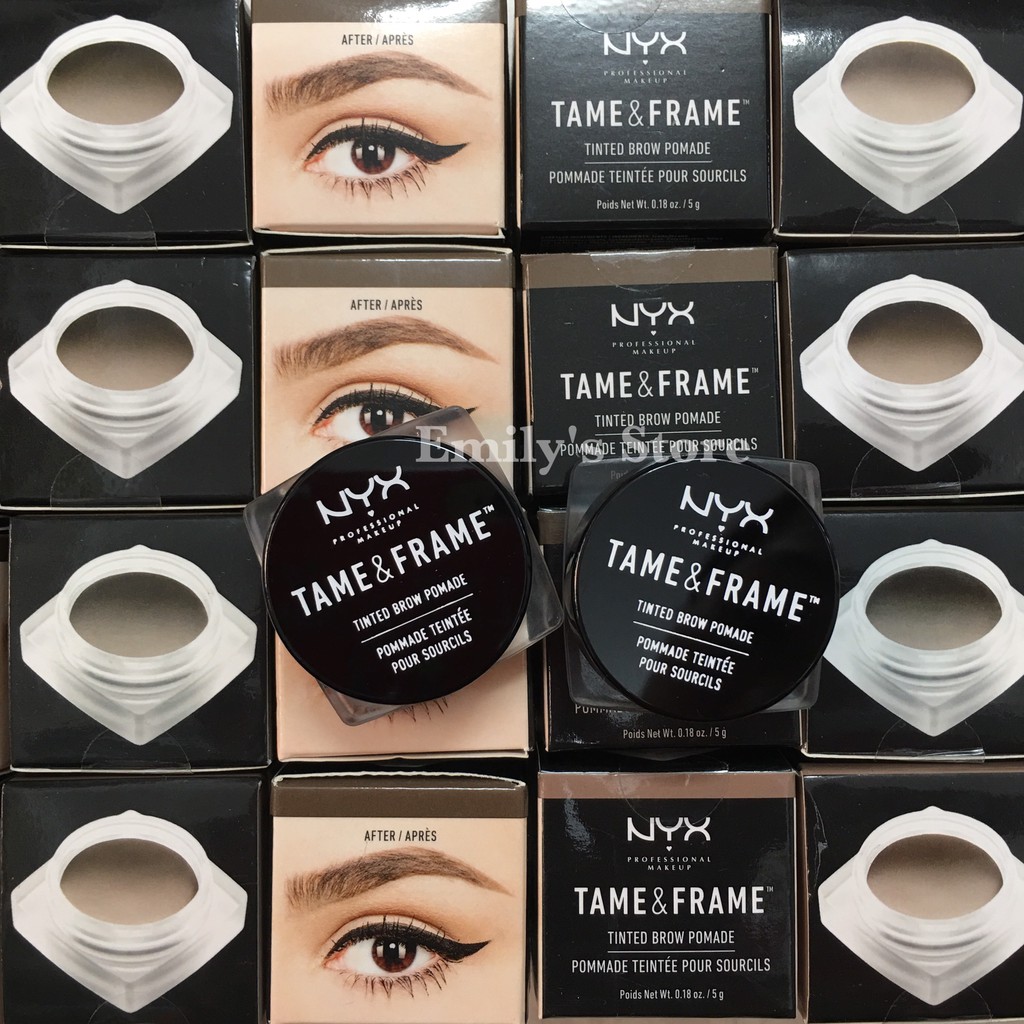 Gel kẻ mày NYX Tame &amp; Frame Tinted Brow Pomade