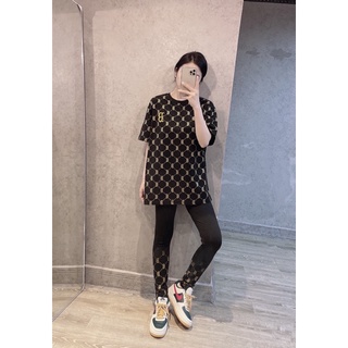 Quần MLB legging ngố Logo B full tag
