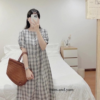 Váy kẻ 2 màu
