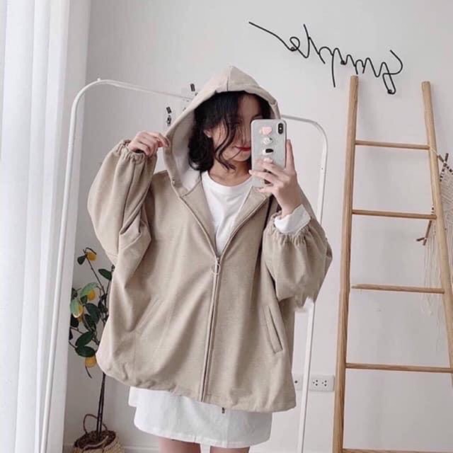 Áo khoác nhung tăm khoá thụng siêu hot | BigBuy360 - bigbuy360.vn