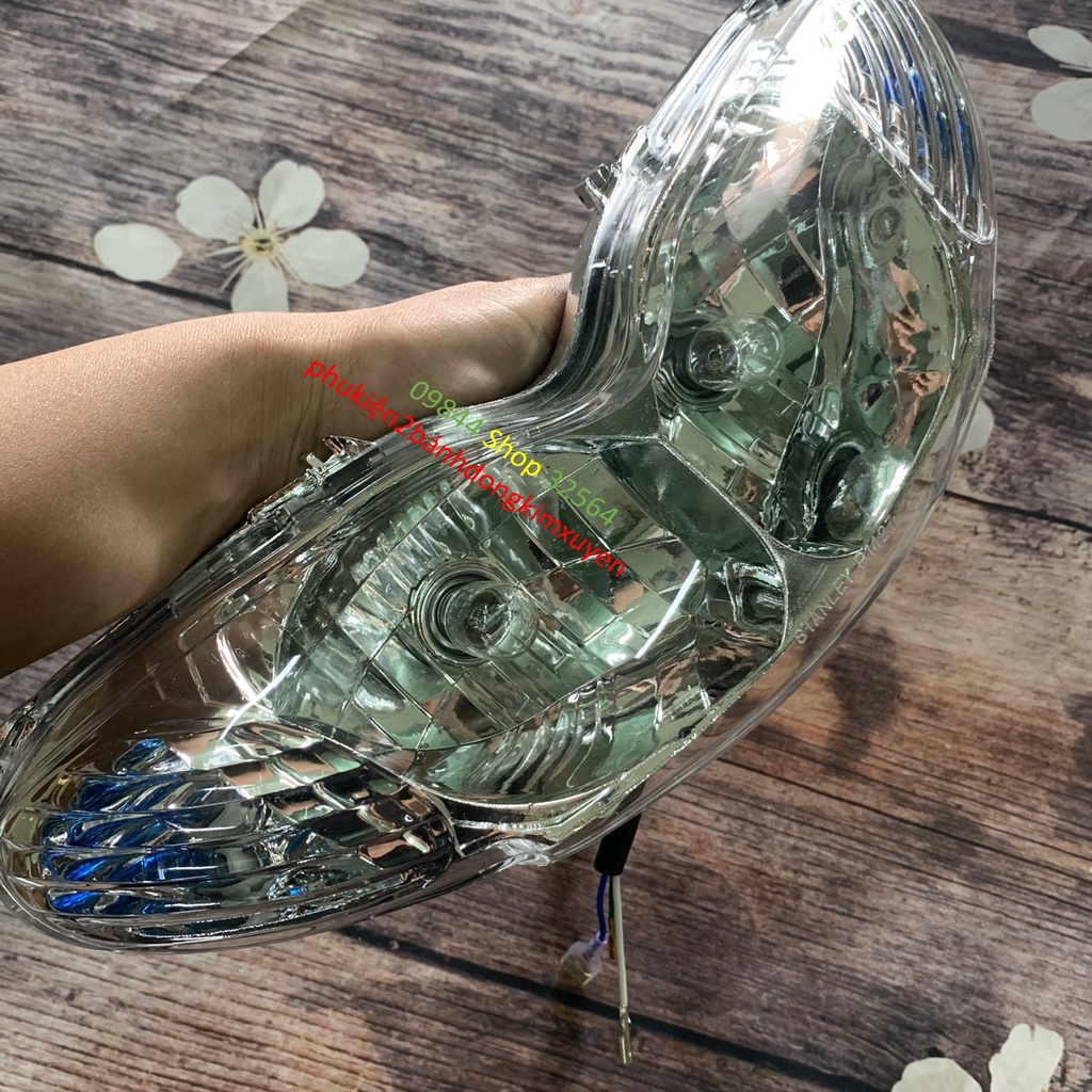 Pha đèn trước xe JUPITER V-chóa đèn jupiter R fuil bóng siêu sáng