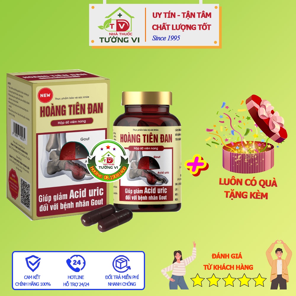 Hoàng Tiên Đan | Giúp giảm Acid uric đối với bệnh nhân gout