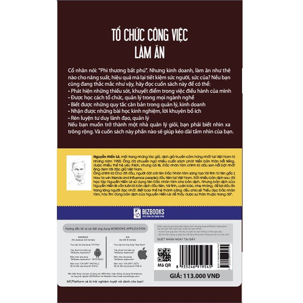 Sách Tổ Chức Công Việc Làm Ăn Kim Chỉ Nam Của Nhà Doanh Nghiệp MCBU8968