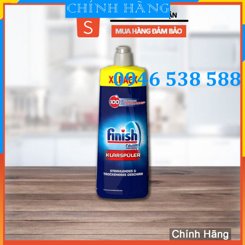 Combo viên rửa bát Finish hộp classic 90 viên + Muối finish 1.5kg + Nước làm bóng finish 400ml