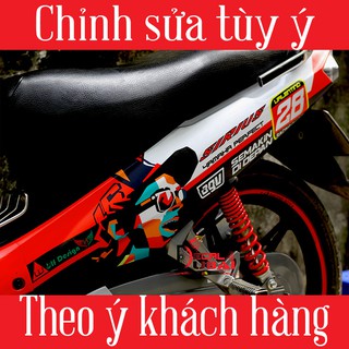 Tem Trùm Sirius Valentino Trắng Đỏ