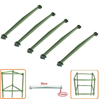 Set 5 khớp nối ngang dài 30cm cho ống thép bọc nhựa phi 11mm, 16mm