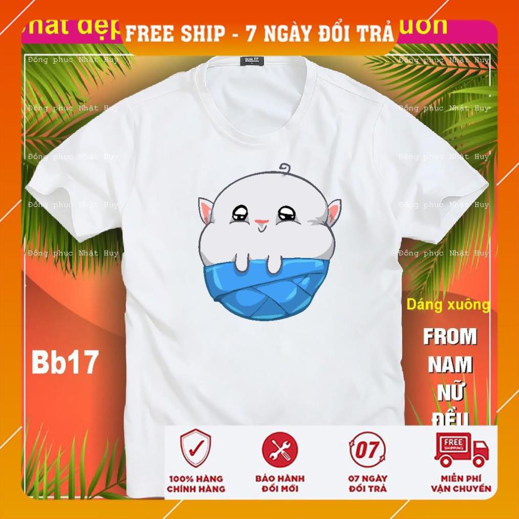 [FreeShip]  Áo thun icon bánh bao facebook BUN17,bao đổi trả,CHẤT ĐẸP