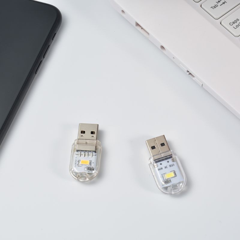 Đèn LED đọc sách có cổng sạc USB dùng cho máy tính Laptop