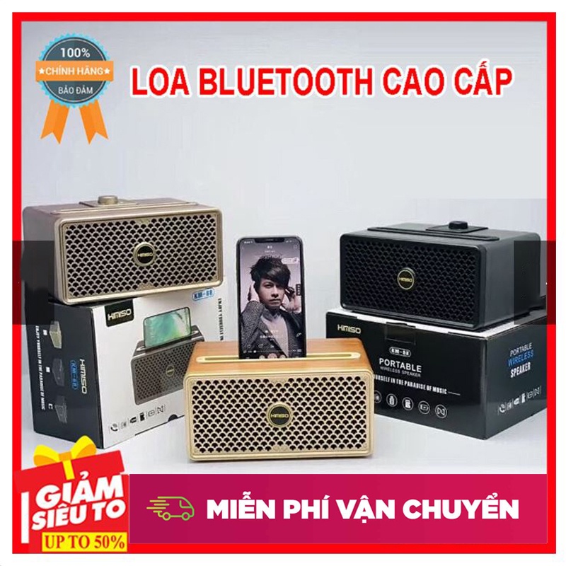 Loa trầm, Loa Bluetooth hàng bãi nội địa nhật công suất cao .Loa bluetooth V5.0 công xuất lớn KIMISO KM-88