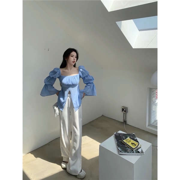 [ HANG ORDER ] Áo tay phồng xanh biển | BigBuy360 - bigbuy360.vn