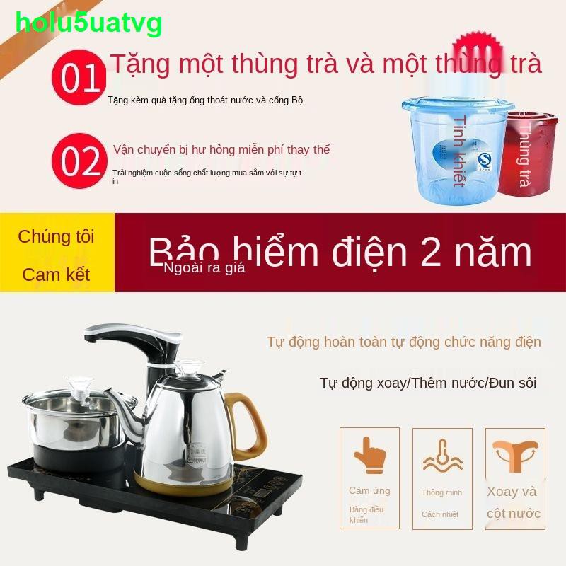 Exquisite bộ ấm chén gốmVừa được uống trà, tự động phục vụ văn phòng, đồ gốm, gốm đóng góp khay trà bằng gỗ tím,