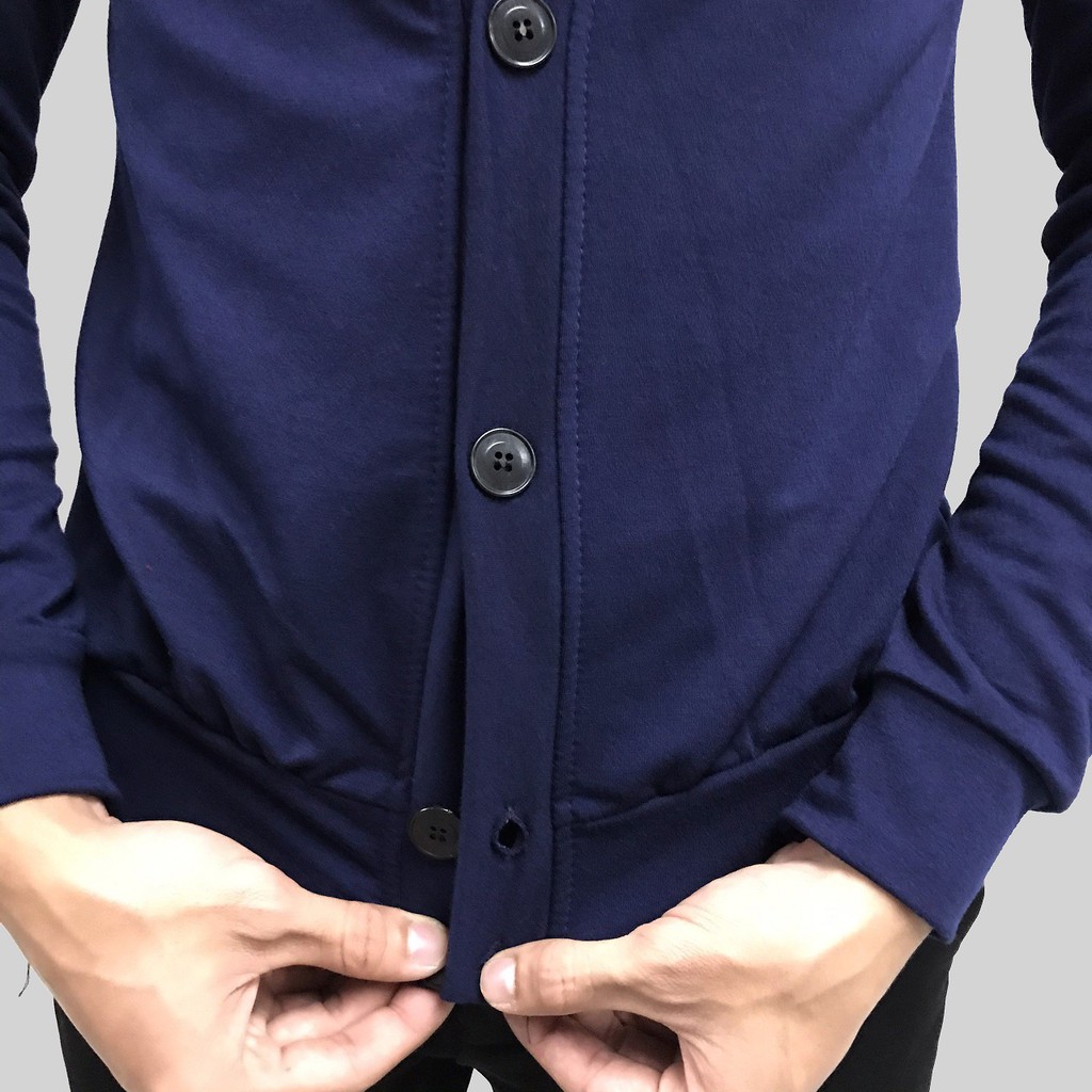 Áo cardigan nam KING len cổ V mỏng kiểu Hàn Quốc
