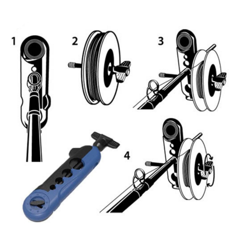 QQ Máy Câu Cá Bằng Nhựa Có Thể Điều Chỉnh Kích Thước Nhỏ Gọn Tiện Dụng