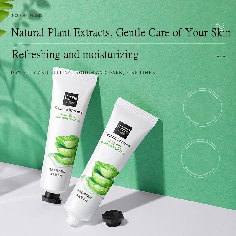 Gel dưỡng ẩm LEWEDO từ nha đam tái tạo làn da chăm sóc hiệu quả 30g