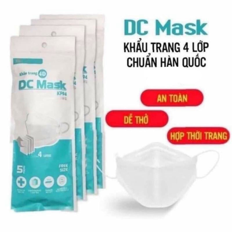 [Set 10 cái] KHAU TRANG KF94 DC MASK
