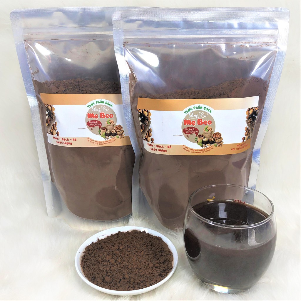 500Gr Cacao Nguyên Chất Đắklak Loại 1 Túi Zip | BigBuy360 - bigbuy360.vn