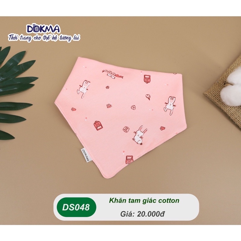 Khăn yếm tam giác cotton Dokma