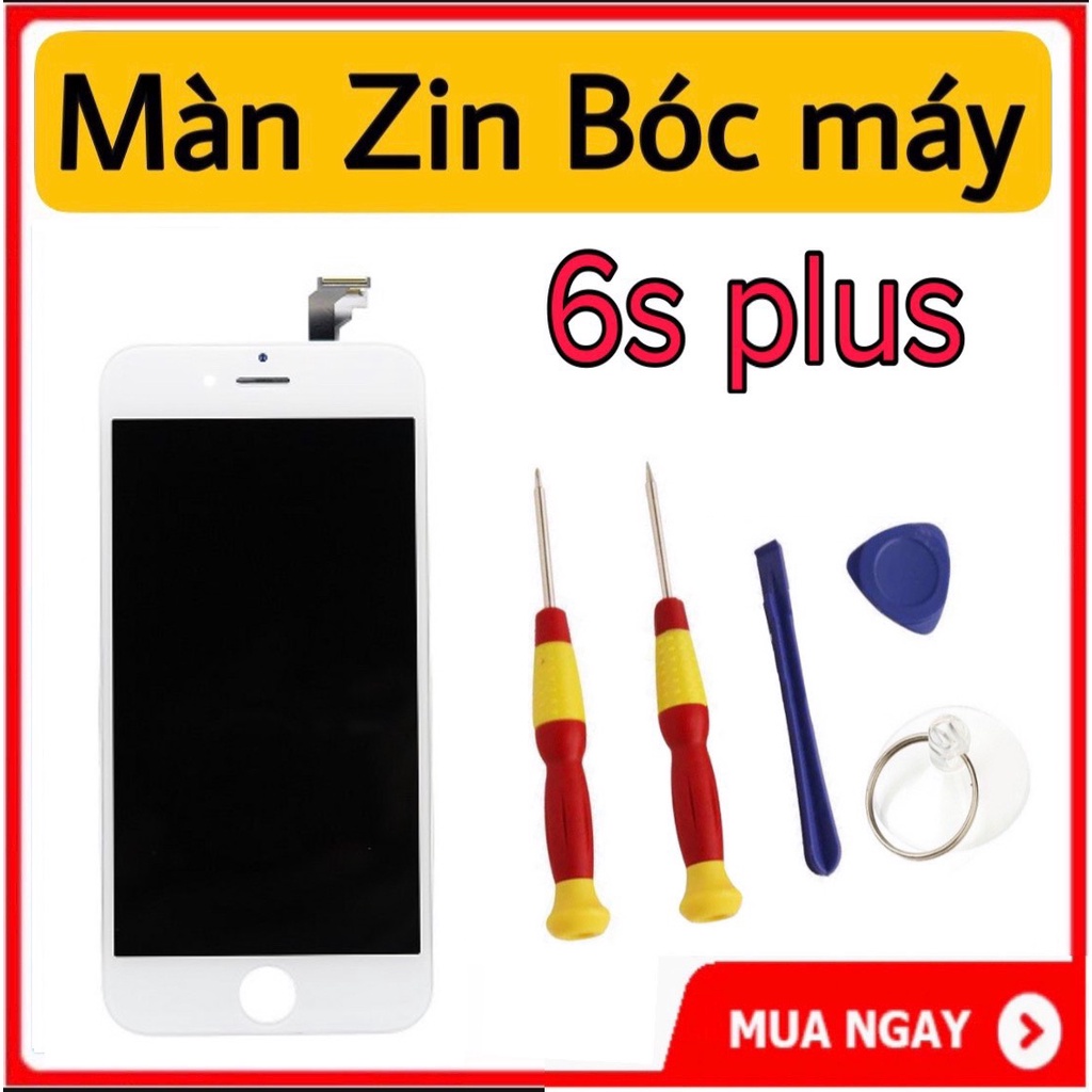 MÀN HÌNH iphone 6s plus zin bóc máy,tặng cường lực