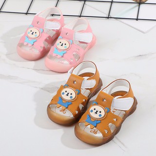 SANDAL tập đi  -dép cho bé trai bé gái tập đi hình gấu dễ thương đế mềm chống trơn trượt 2006