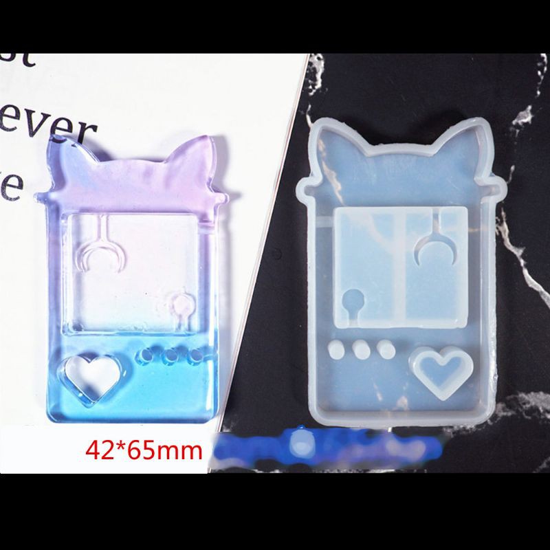 Khuôn Silicone Làm Mặt Dây Chuyền Hình Bàn Chân Mèo