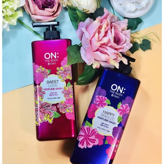 Sữa tắm hương hoa thiên nhiên On The Body Hàn Quốc 900ml